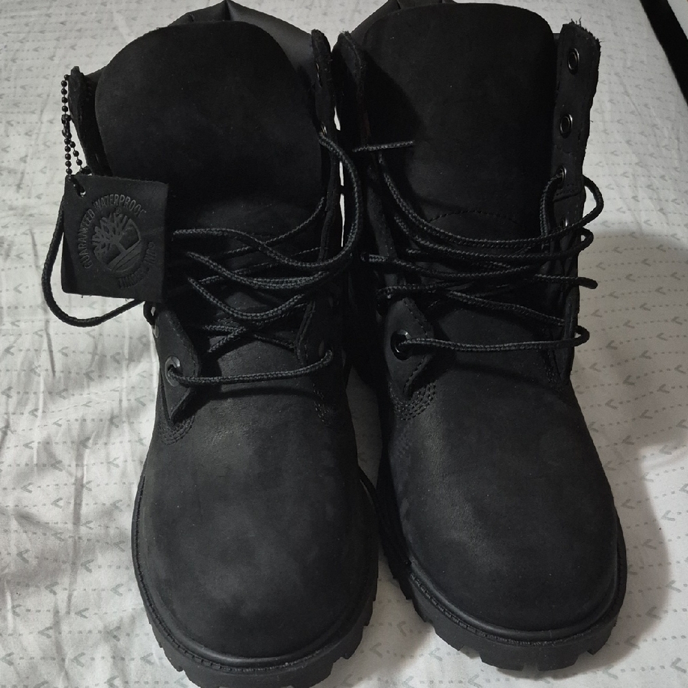 Timberland Women's Black Combat Boots